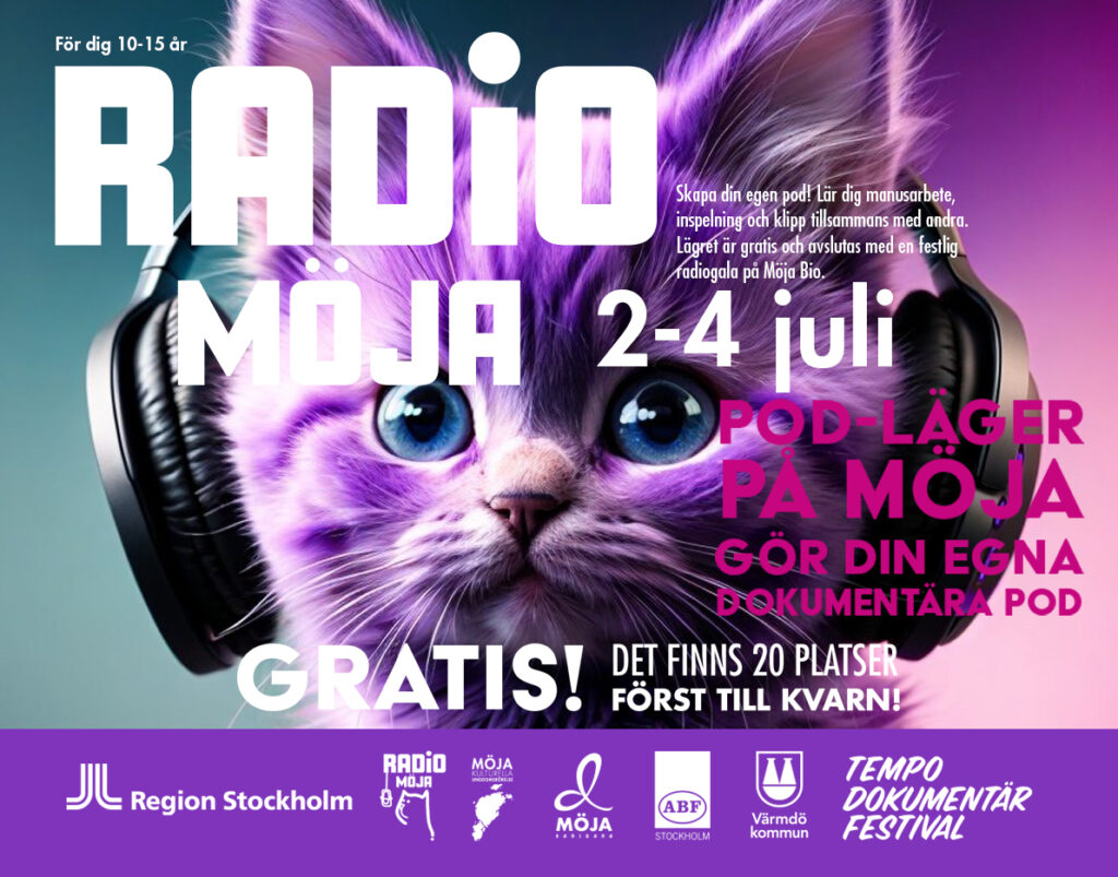 Radio Möja inbjuder till POD-läger i sommar!