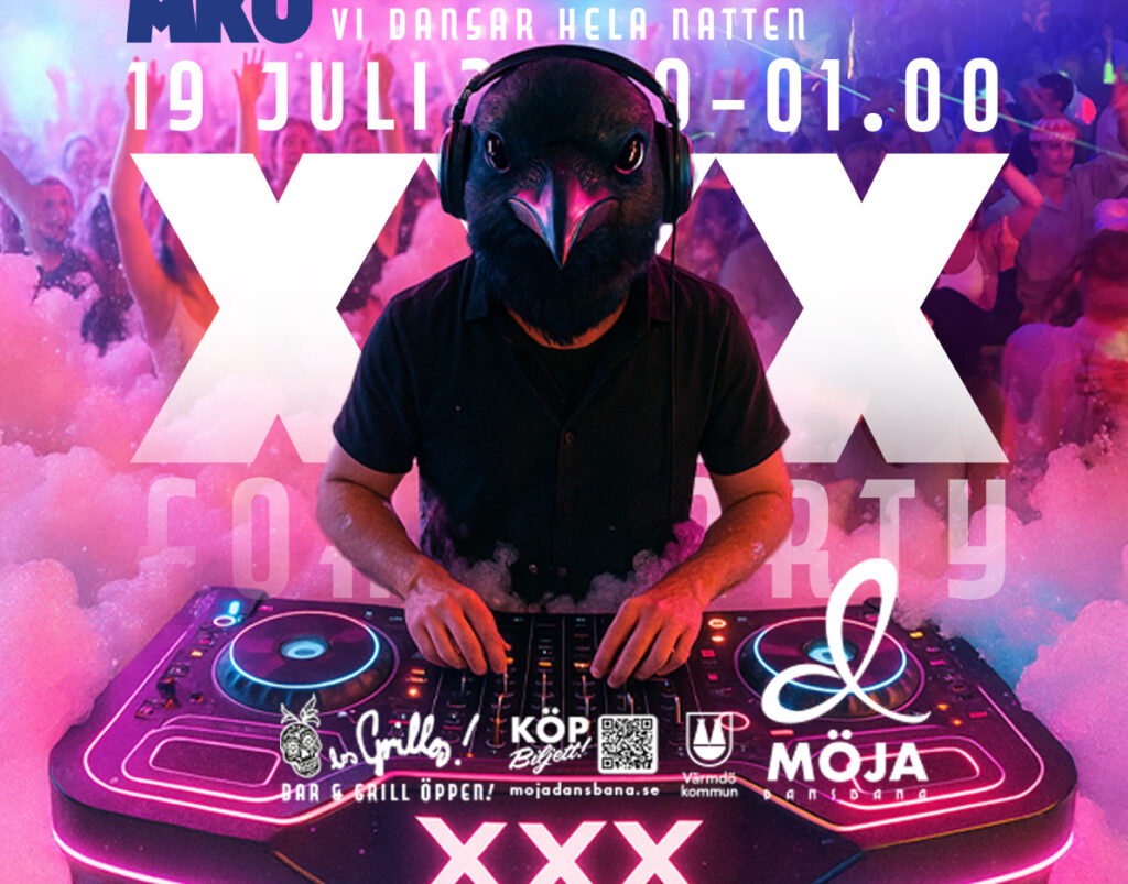 XXX FOAMPARTY 19 juli 2025 på Möja