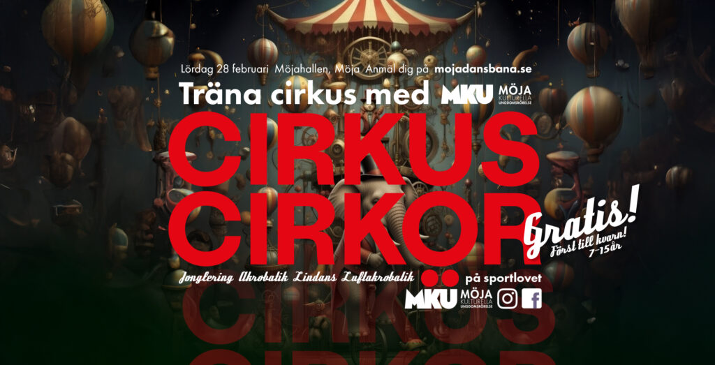 Träna med Cirkus Cirkör på Sportlovet - Möja Hallen