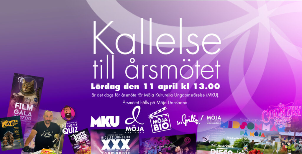 Kallelse till MKUs Årsmöte 2025 Dansbanan