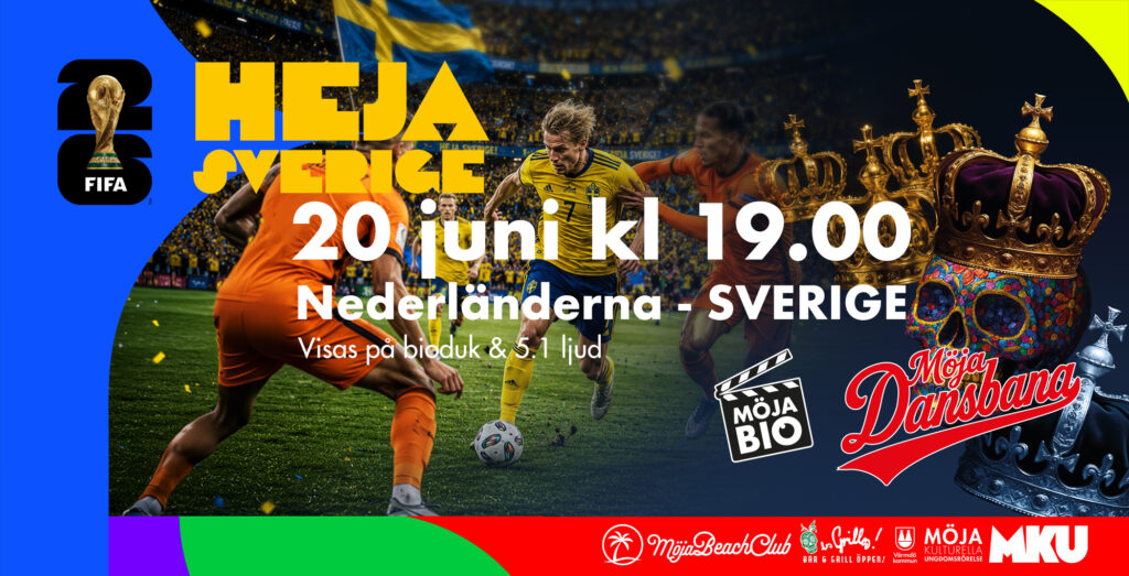 Fotbolls VM 20 juni på Möja 2026